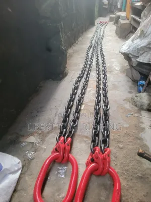 10×6m Lifting Chain Sling 2 Ways With Self Locking Safety Hook