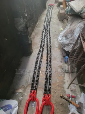 10×6m Lifting Chain Sling 2 Ways With Self Locking Safety Hook
