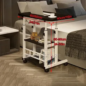 3 Layer Adjustable Height Laptop Table 80cm