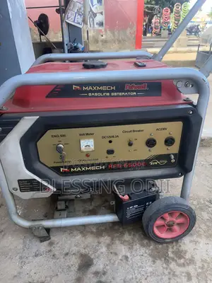 Maxmech 6500kva Generator With Key Starter Engine Never Been Fixed