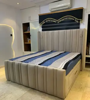 6ft by 6ft High Padded Bedframe