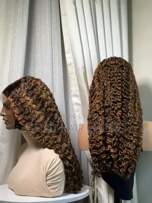  Luxury Burmese Curl Highlight Wig 