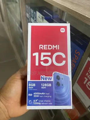 New Xiaomi Redmi 15C 4G 256 GB Black