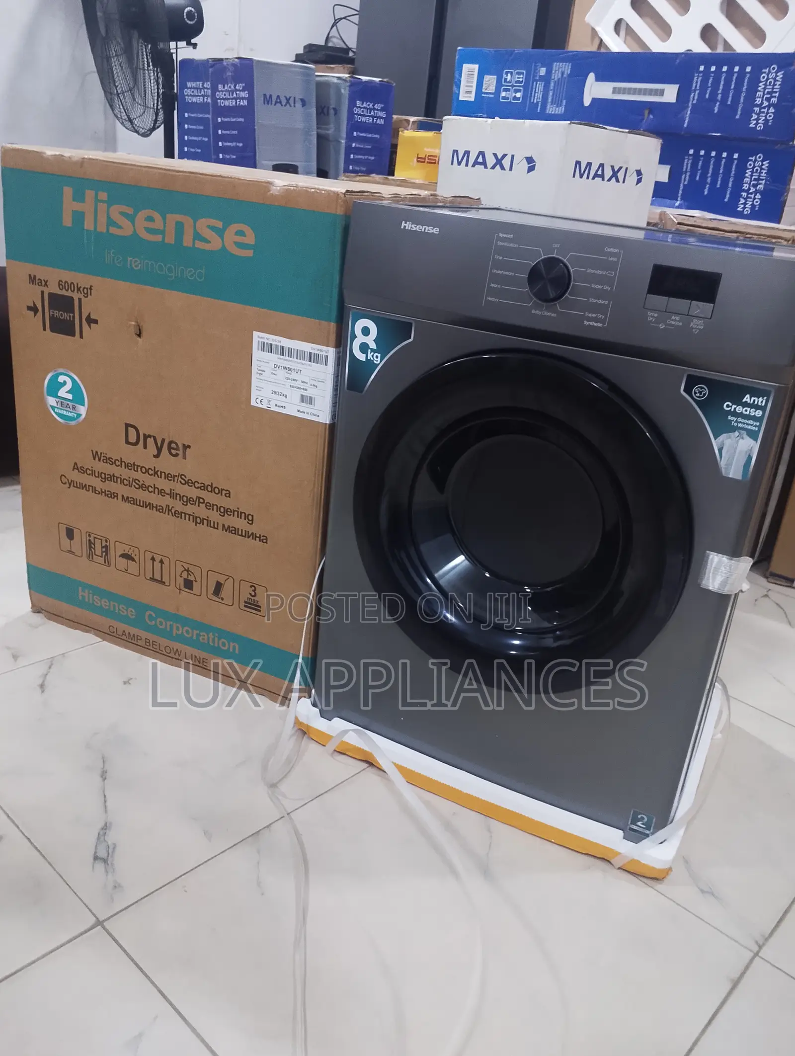 Hisense 8kg Digital Display Dryer