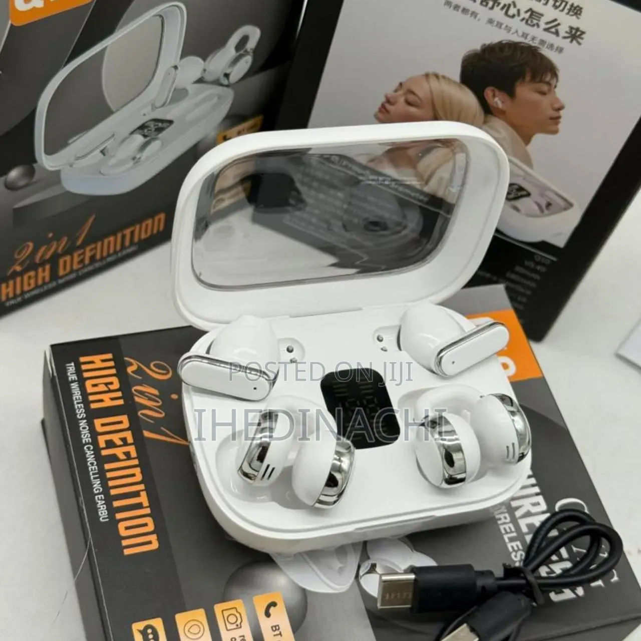 4-in-1 Wireless Bluetooth Earpods With Charging Case
