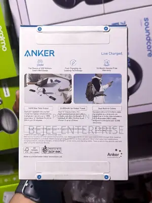 Laptop Power Bank (, 165w, Built-in and Retractable Cables)