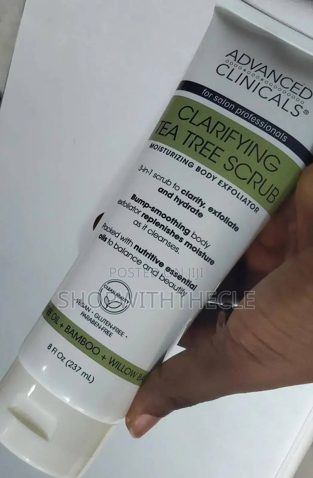 Advanced Clinicals Tea Tree Body Scrub 237ml