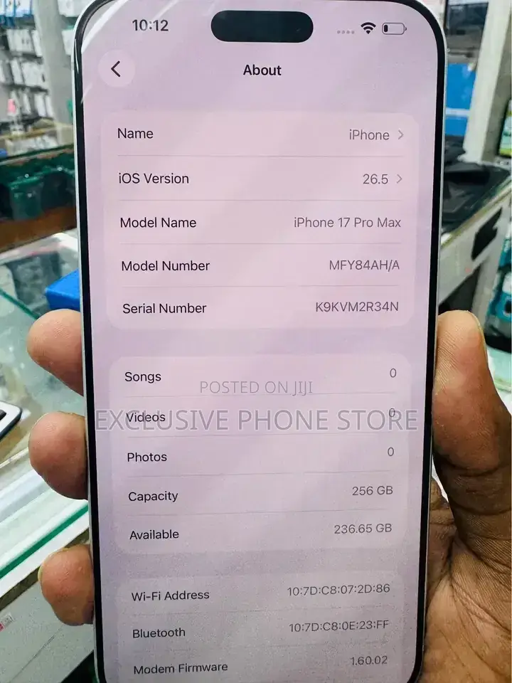 Apple iPhone 17 Pro Max 256 GB White