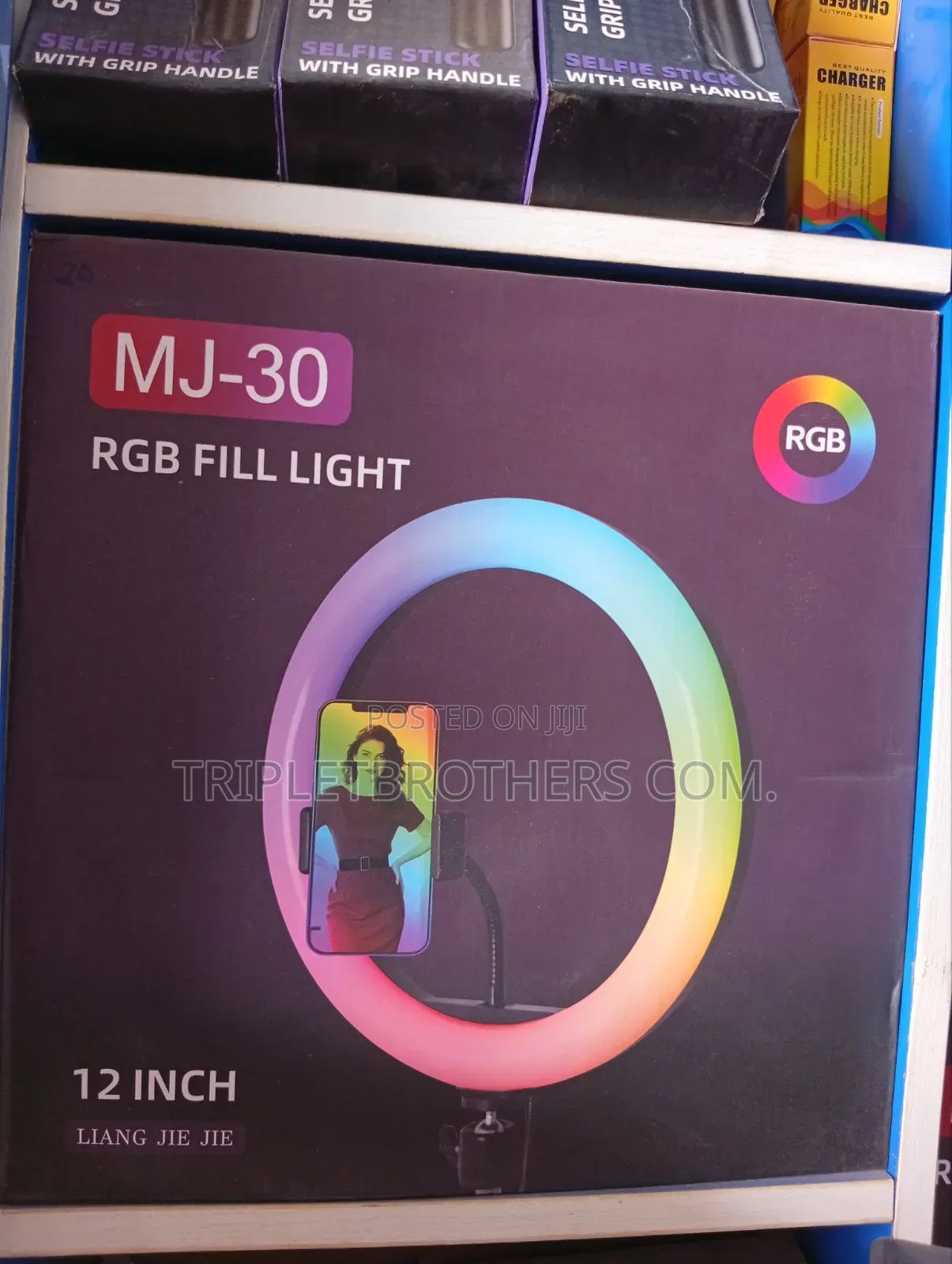 Rgb 12 Ring Light With Tripod