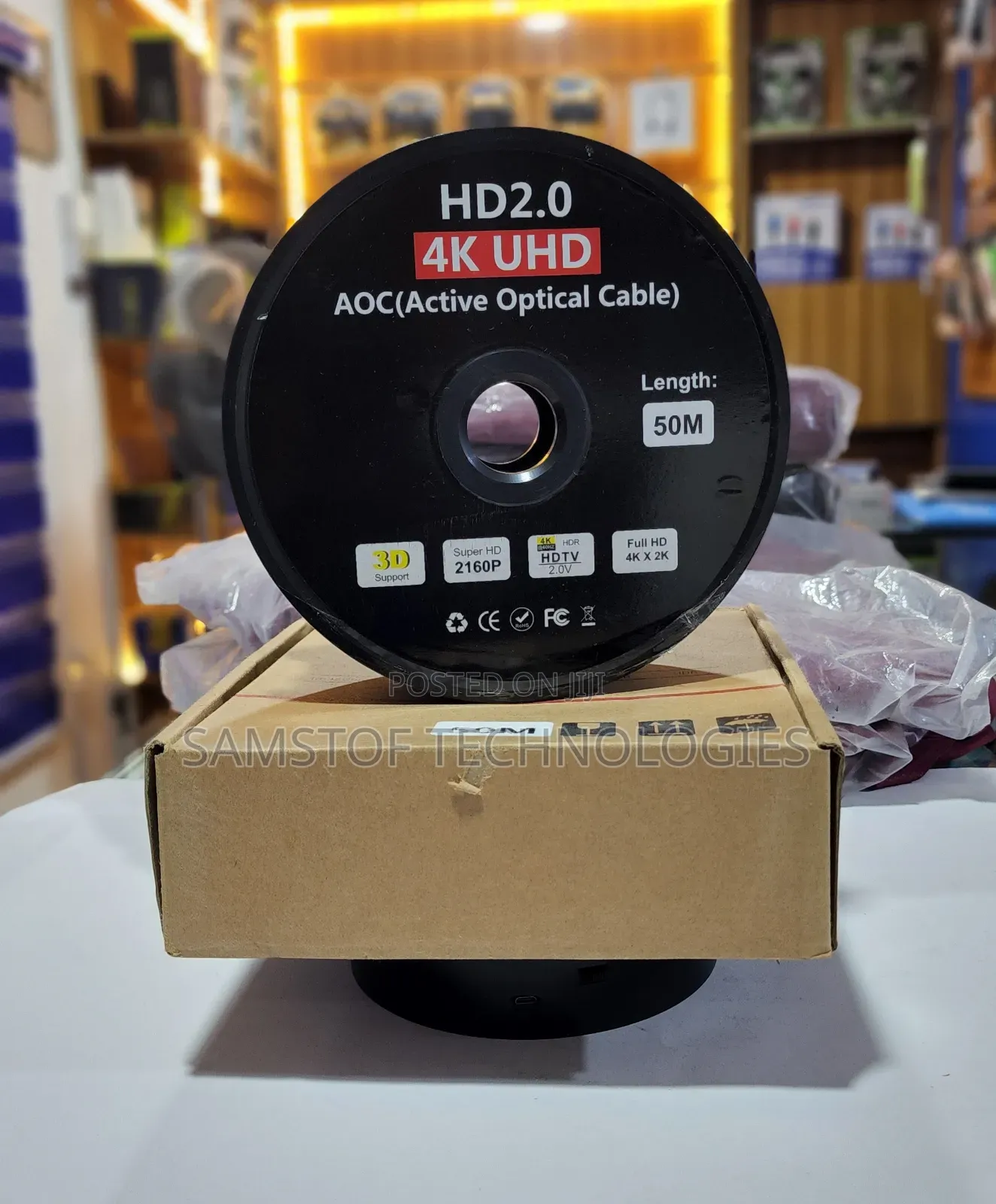 50m Fiber Optic Hdmi Cable