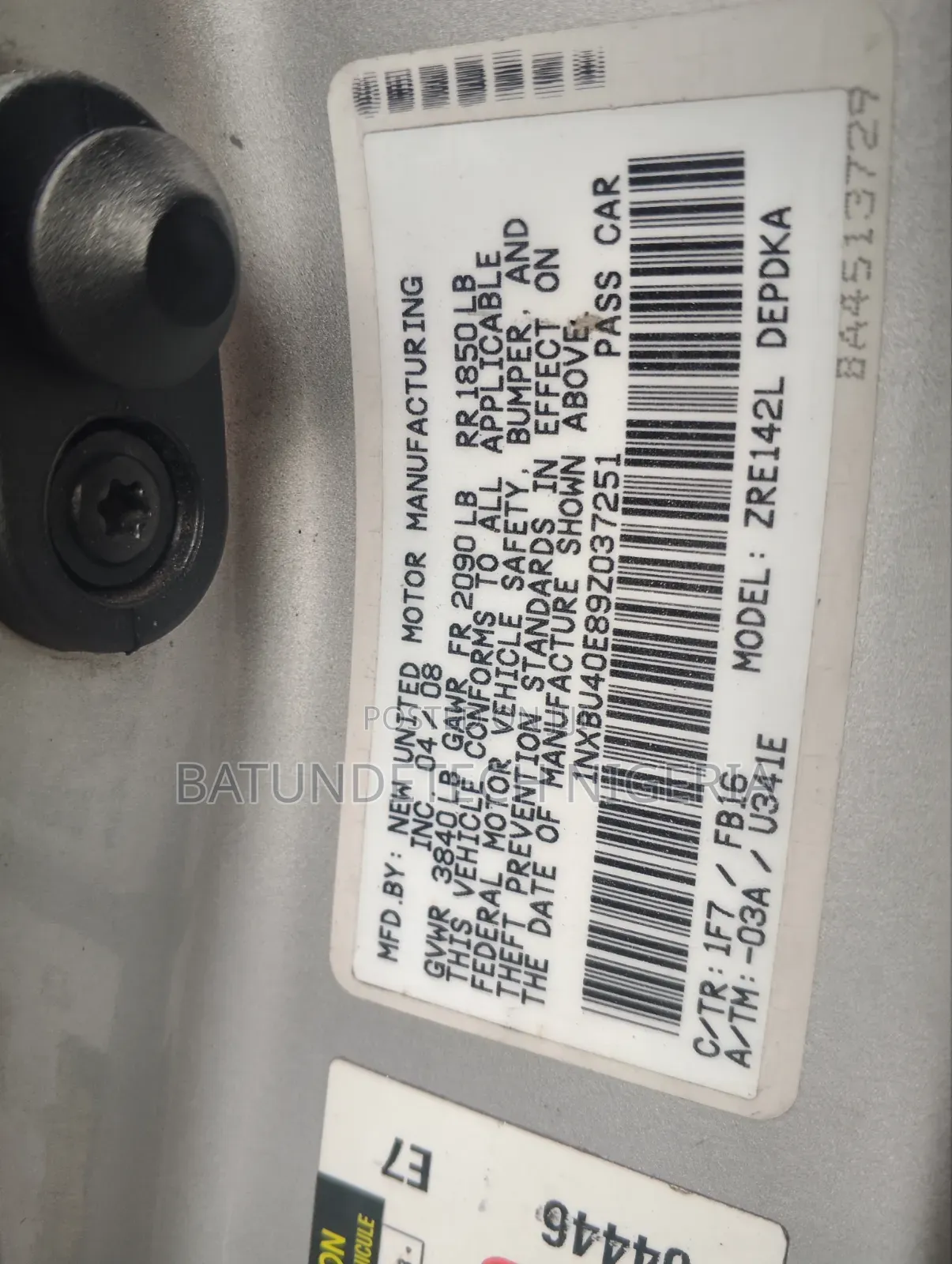 Toyota Corolla 2009 Silver