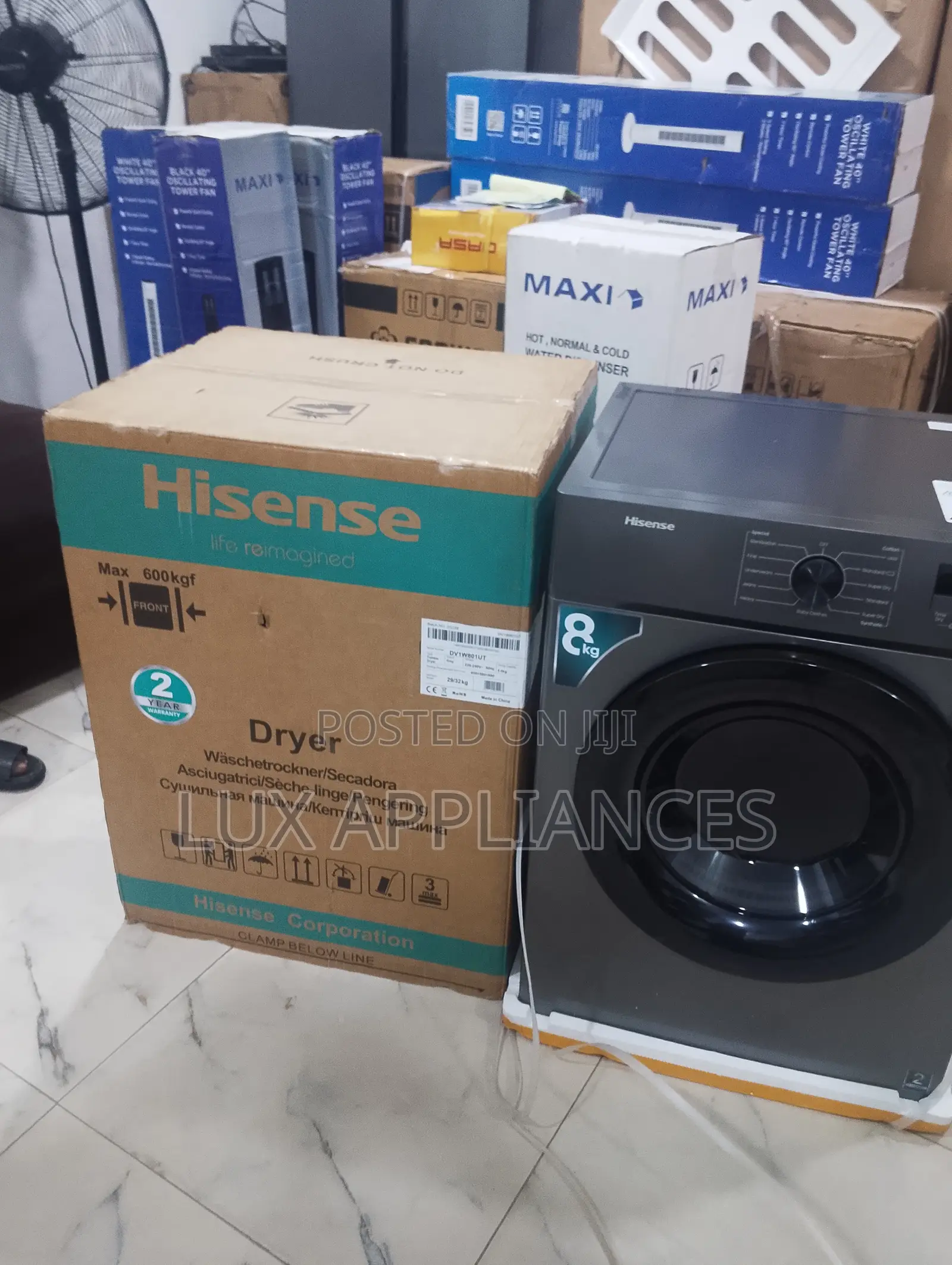 Hisense 8kg Sensor-Controlled Dryer