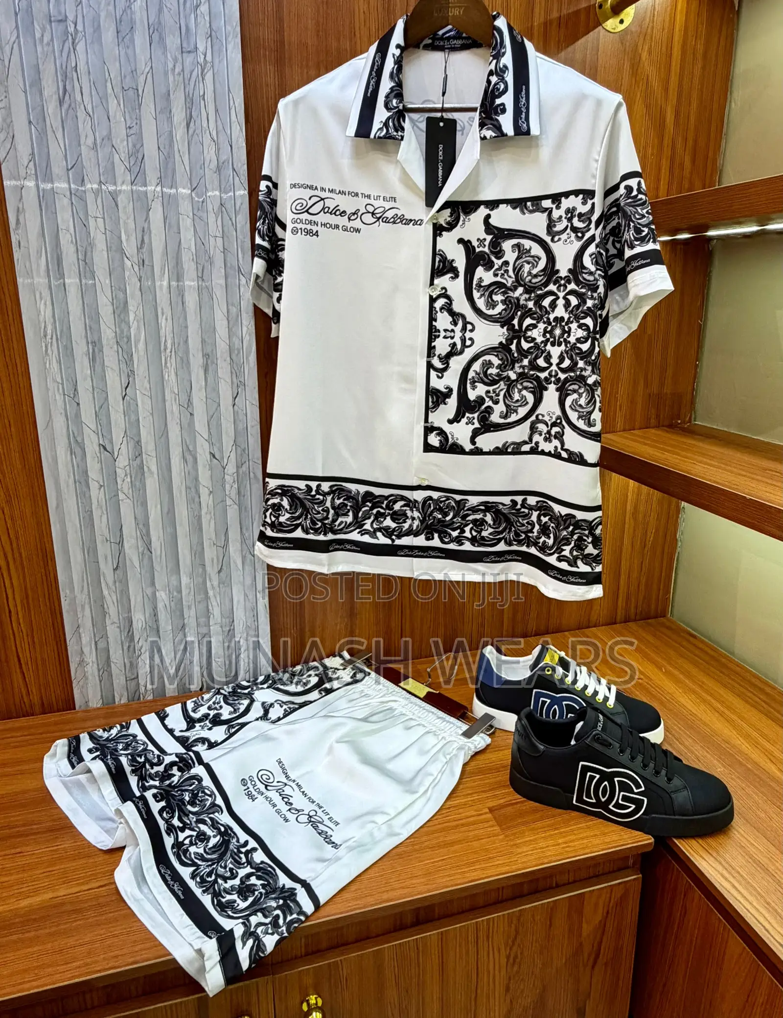 Luxury Dolce Gabbana Silk Shirt