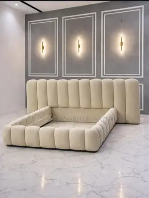 Premium Velvet Upholstered Bed Frame