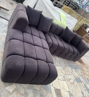 Chair L Shape With Boucle Cloth Payment On Delivery 🚚