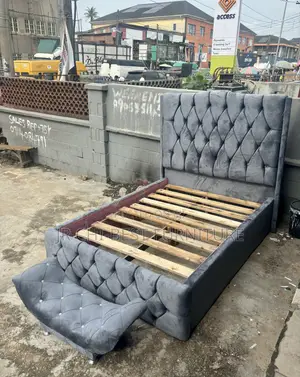 Reasonably Priced Quality Tufted 6 by 6 Padded Bedframe