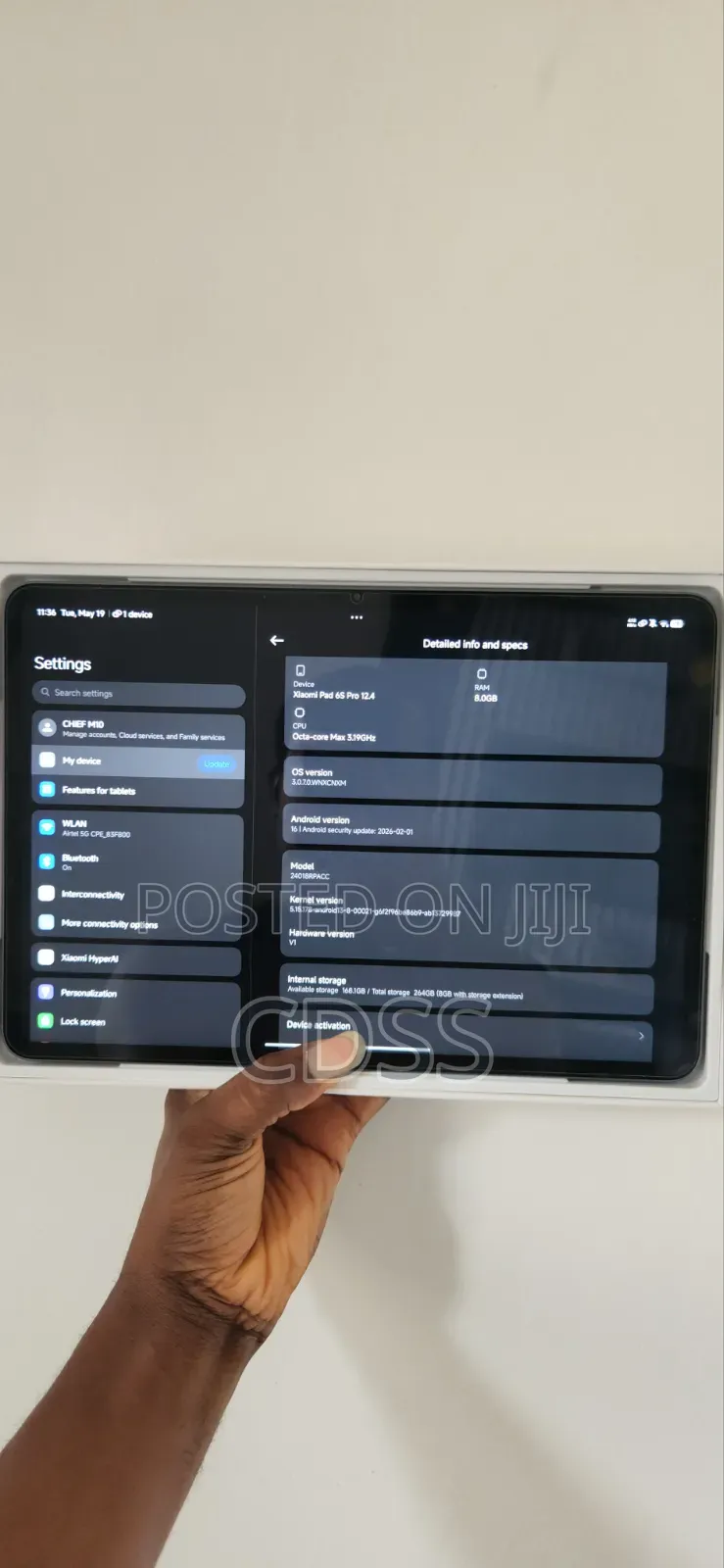Xiaomi Pad 6 256 GB Black