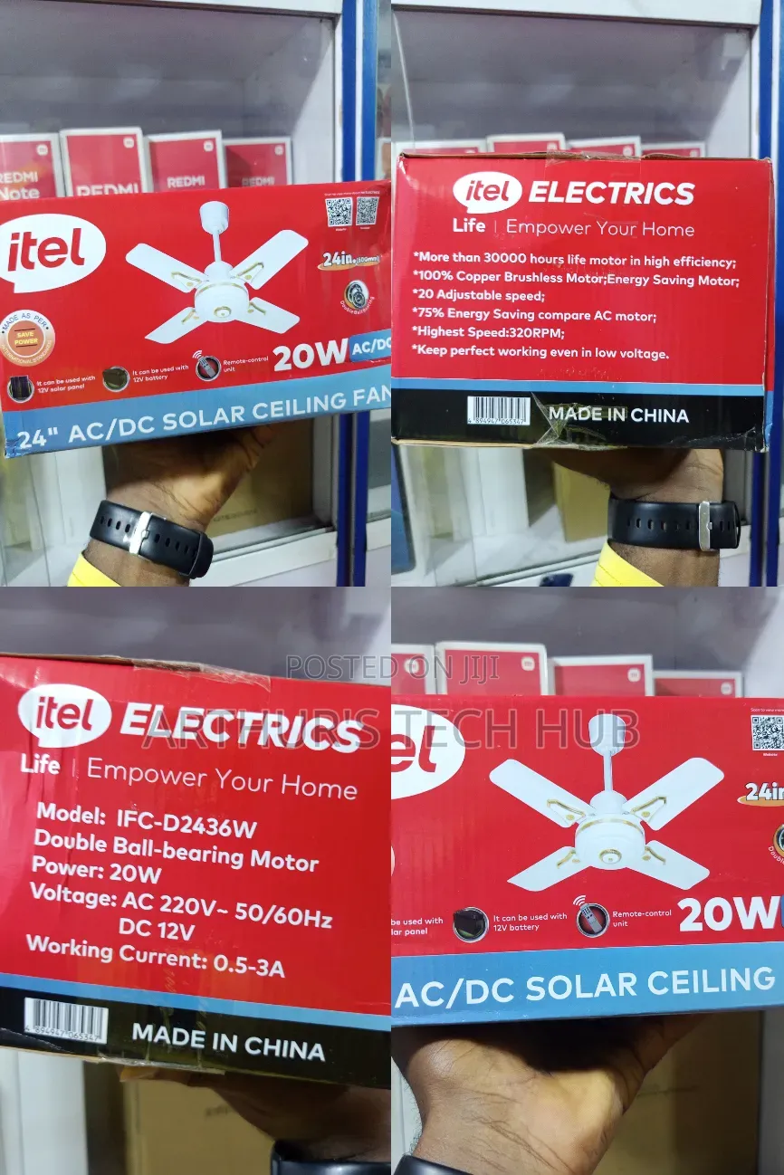 Itel 20w Ceiling Fan