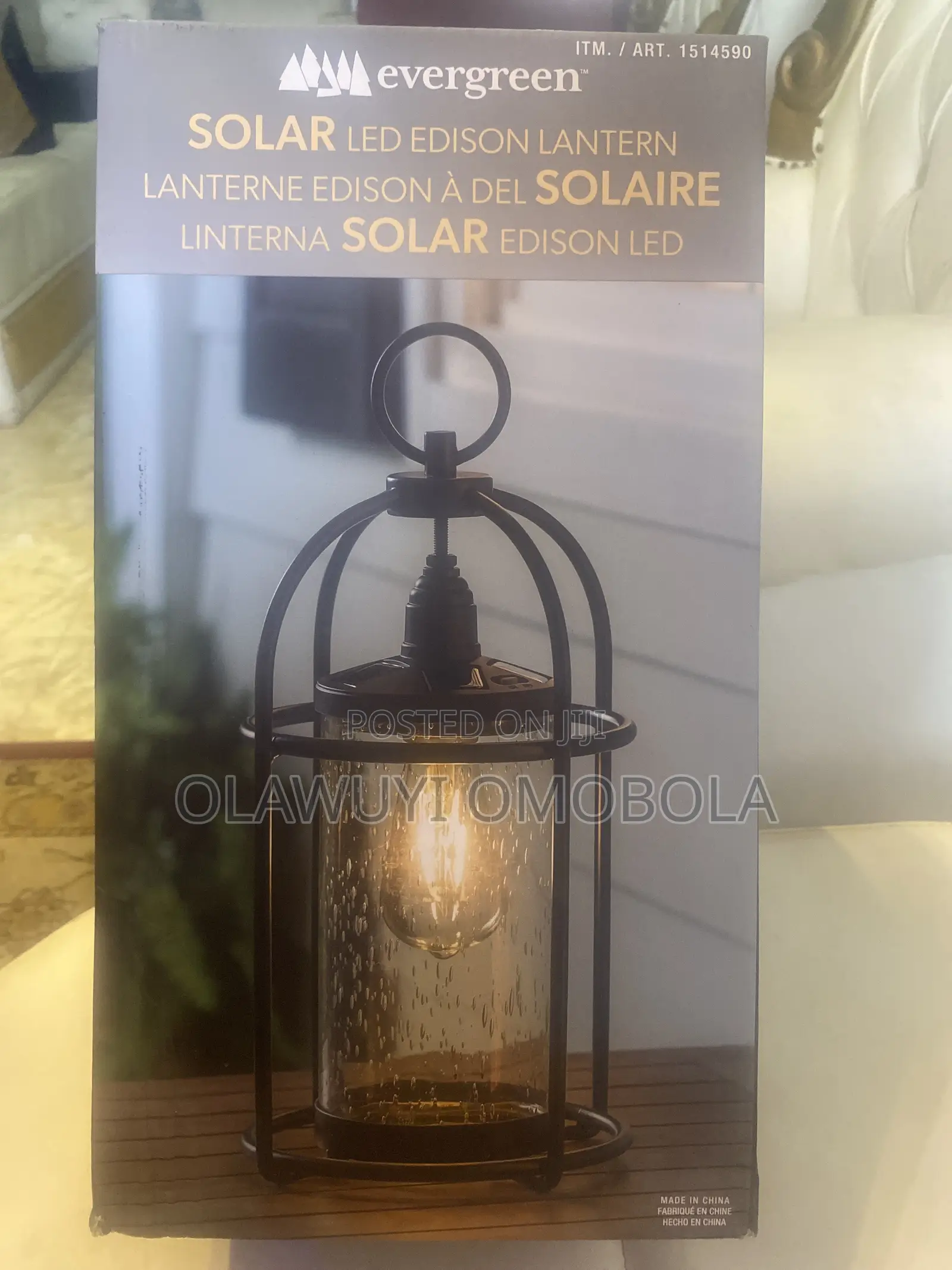 Evergreen Solar Led Lantern
