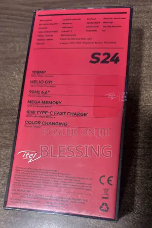 New Itel S24 256 GB White
