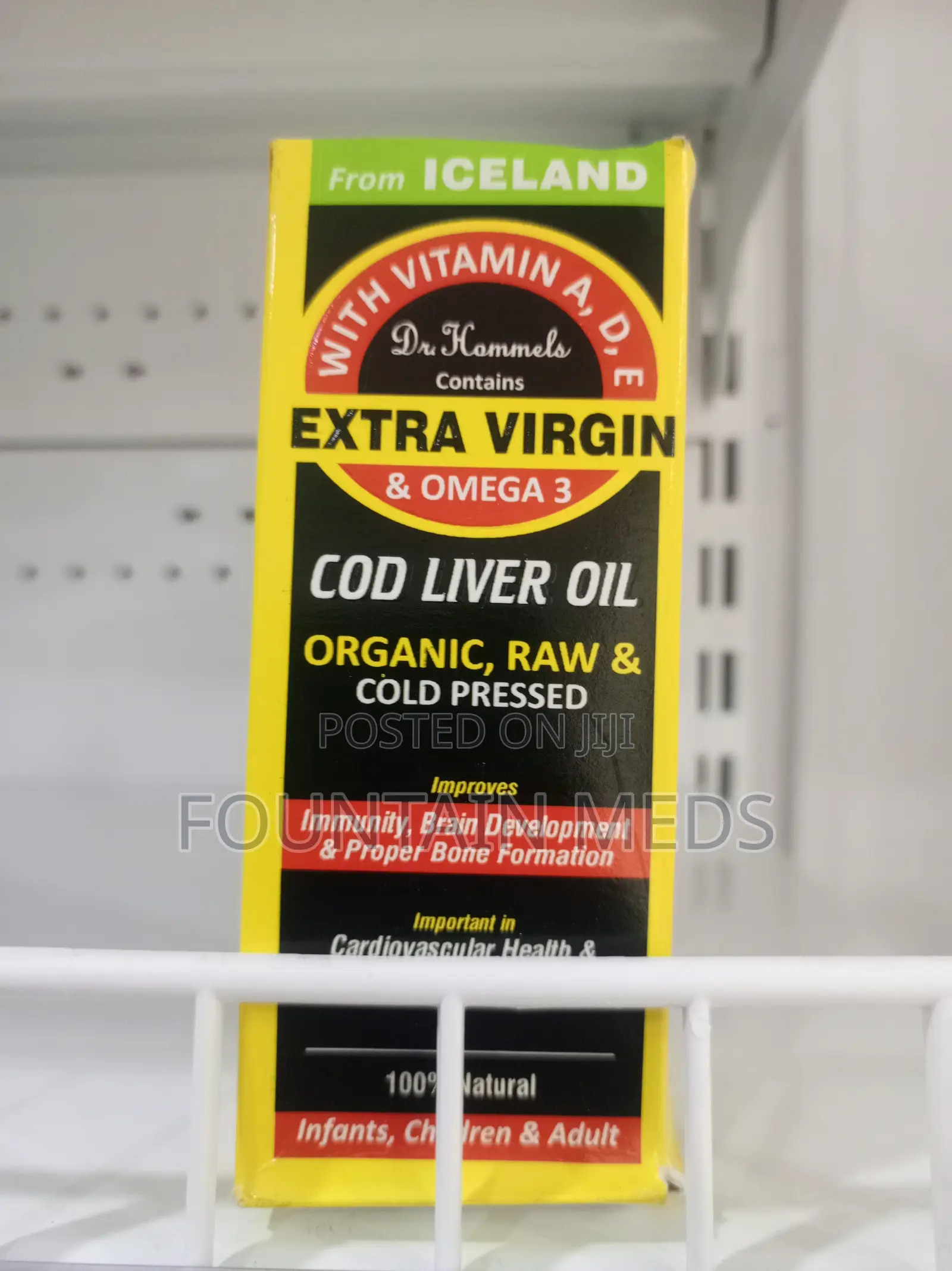 Extra Virgin Cod Liver Oil( Cold Pressed)