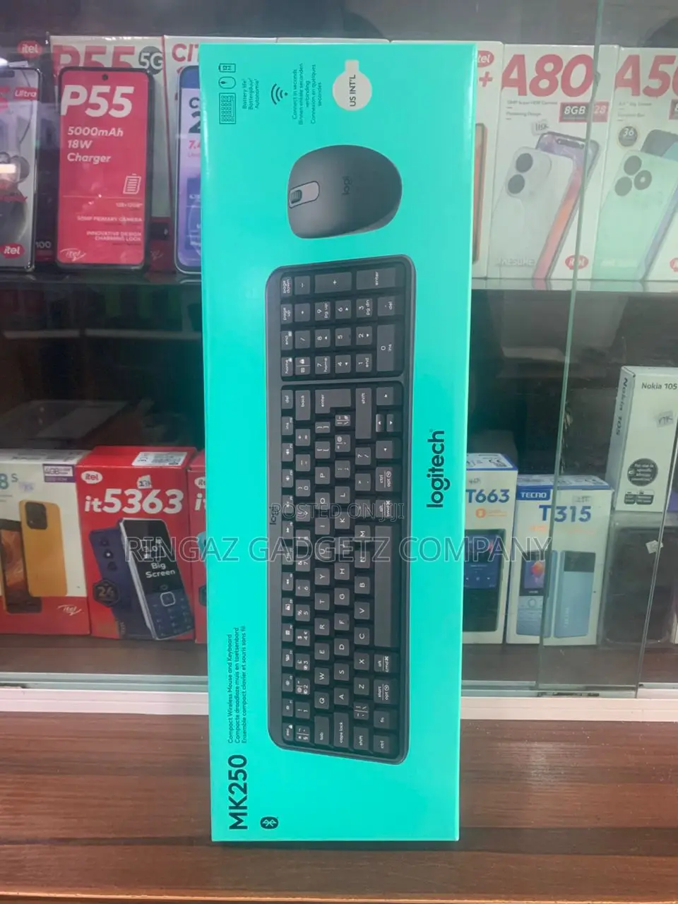 Logitech Mk250 Bluetooth Wireless Mouse and Keyboard
