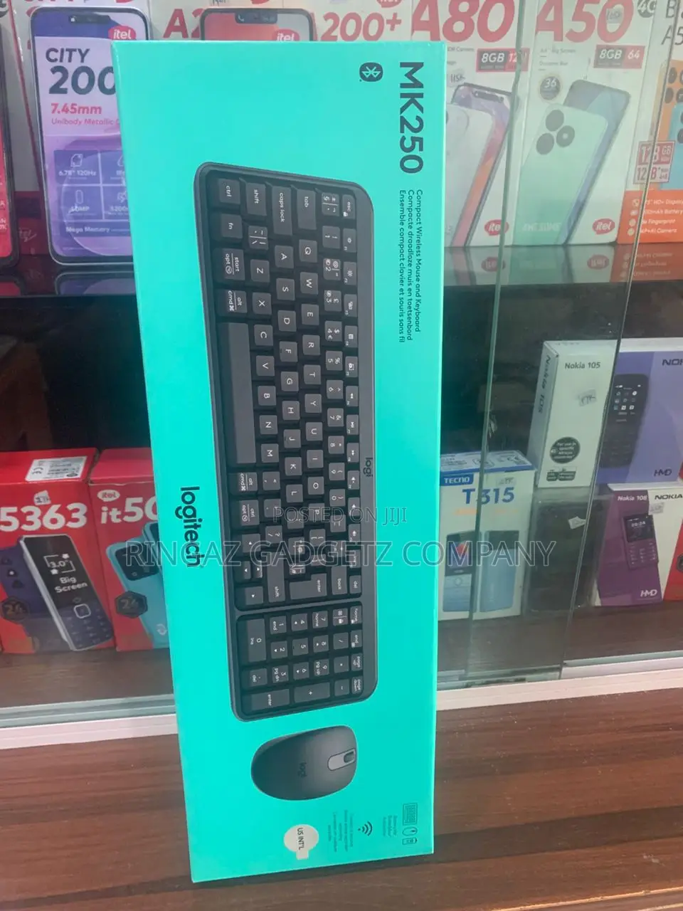Logitech Mk250 Bluetooth Wireless Mouse and Keyboard