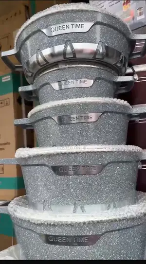 High Quality Granite Cooking Pots With Frypan (Non Stick, Anti Rust )