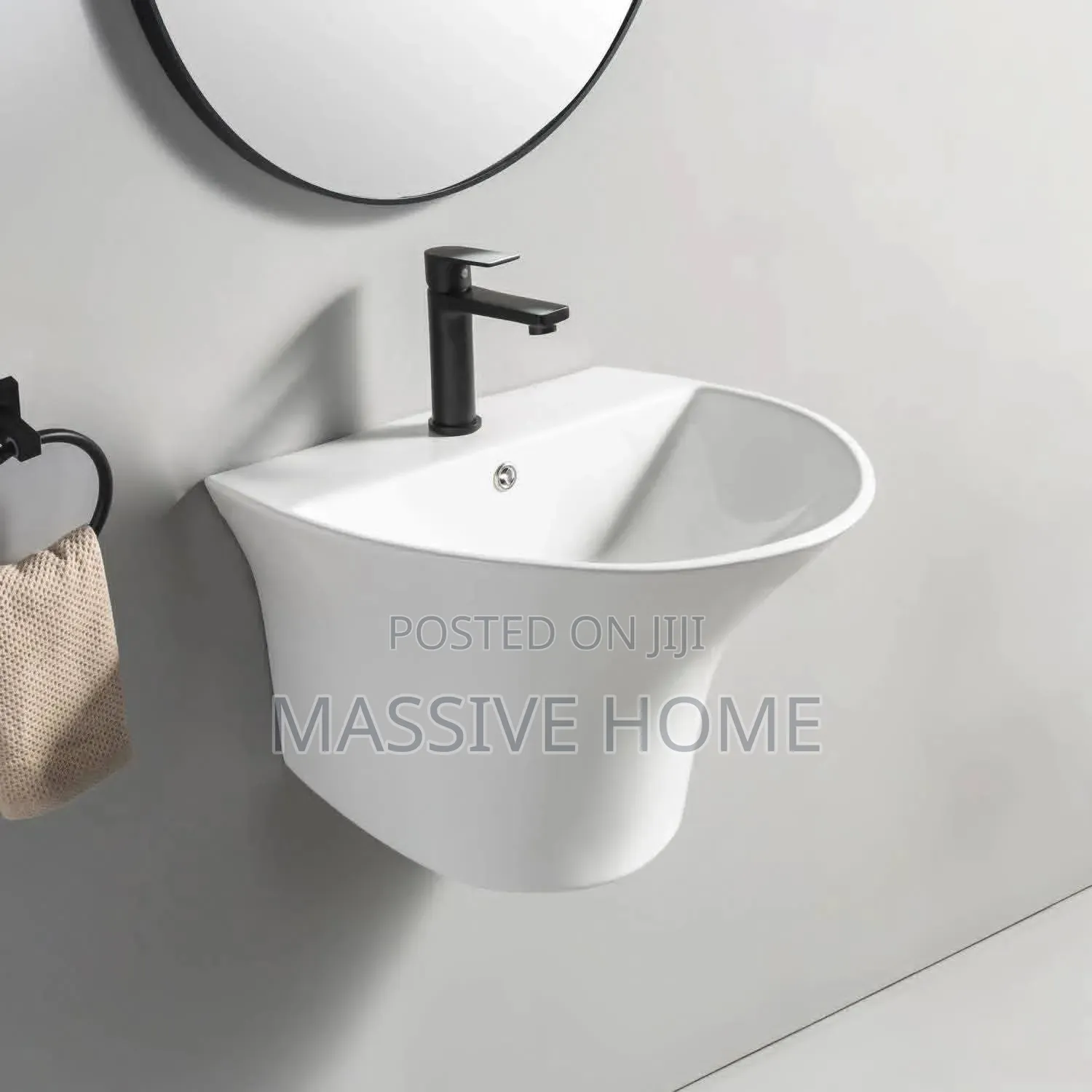 Wall Hanging Basin Round
