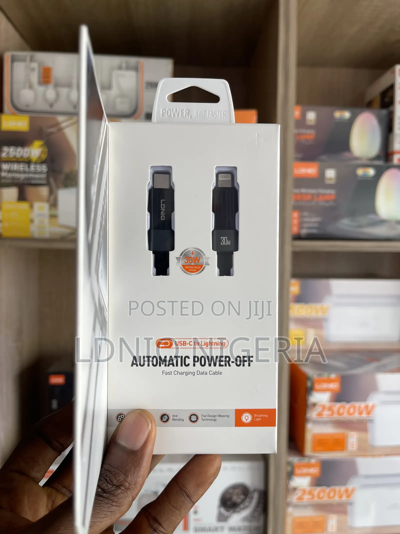 Ldnio Lc241i Automatic Power-Off Fast Charging Data Cable