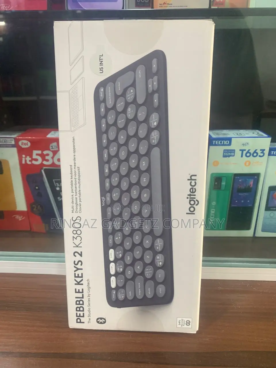 Logitech Pebble Keys 2 K380s Slim Bluetooth Wireless Keyboard