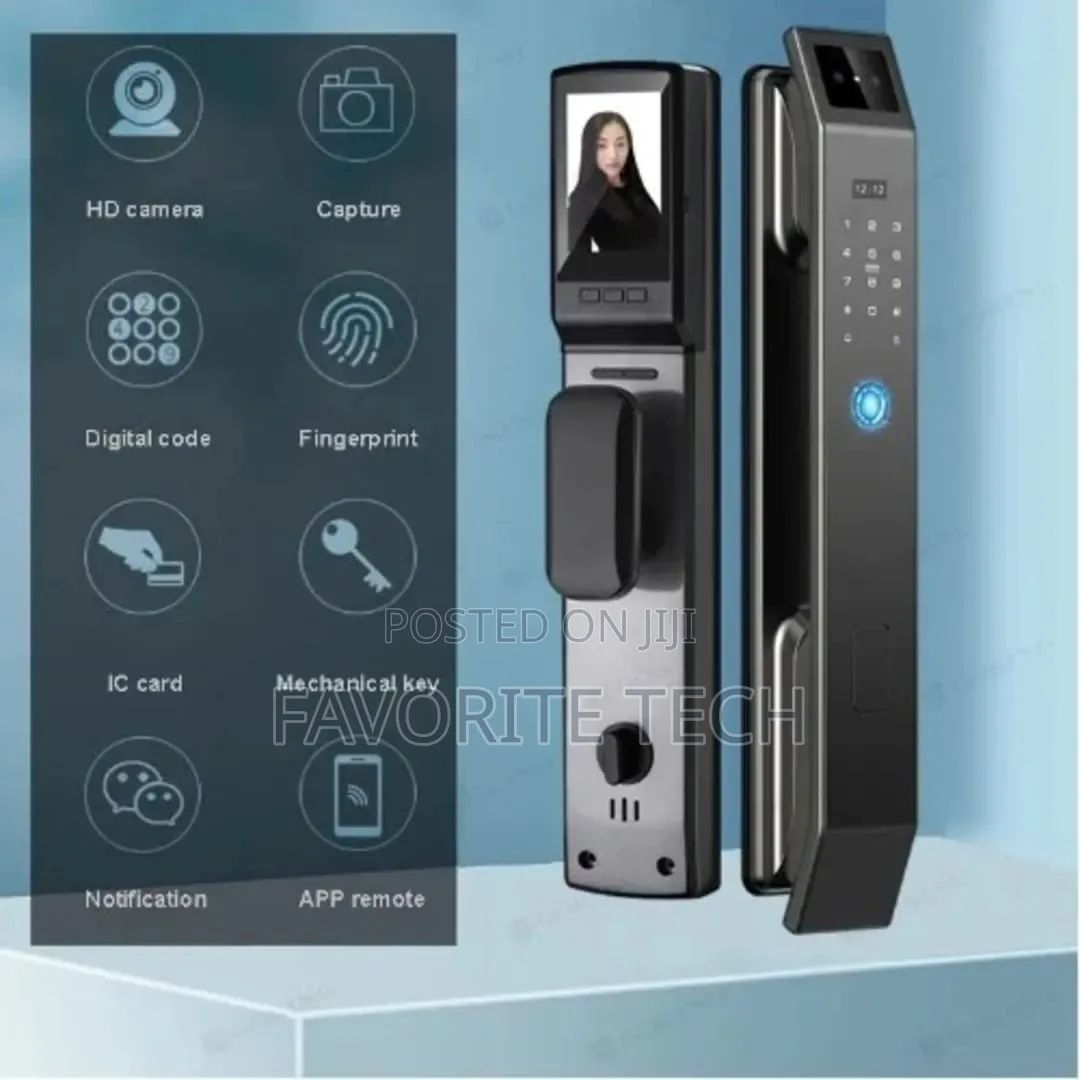 Smart Lock 3d Face Id With Video Intercom
