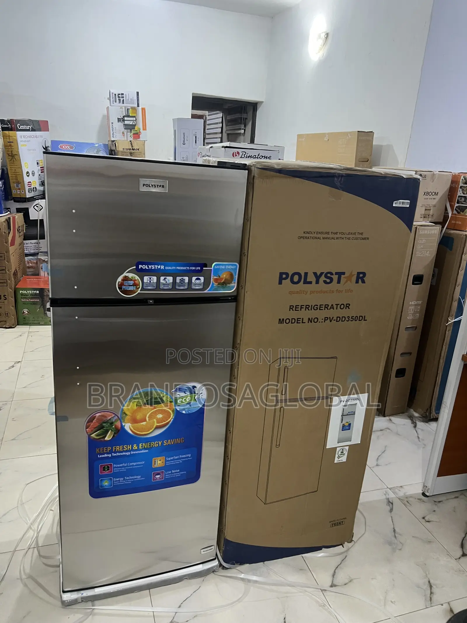 Polystar [Pv-Dd350dl] 225l Fridge -Fast Cooling