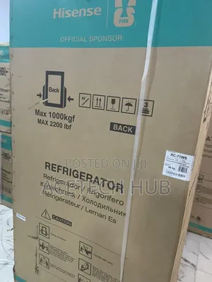 Hisense Refrigerator With Adjustable Glass Shelves