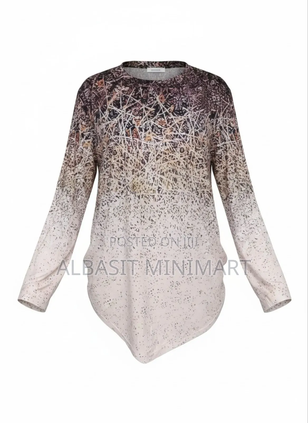 Long-Sleeve Crew Neck Top