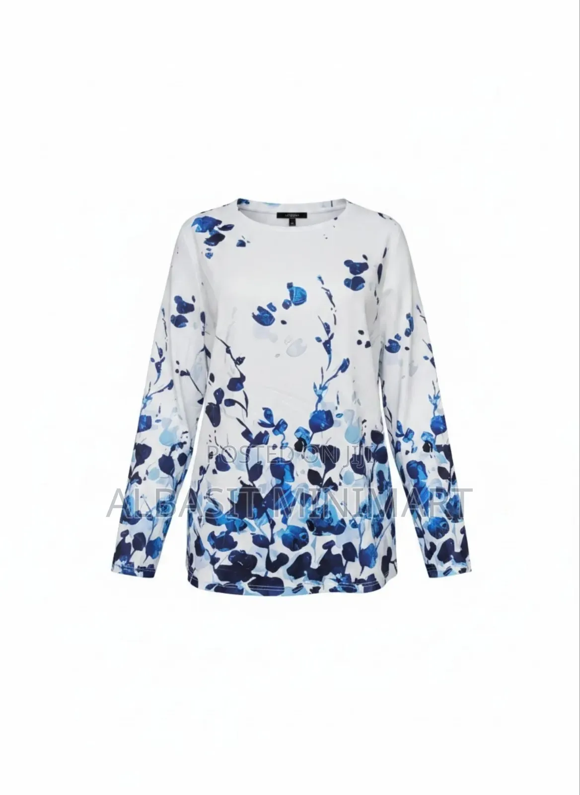 Long-Sleeve Crew Neck Top