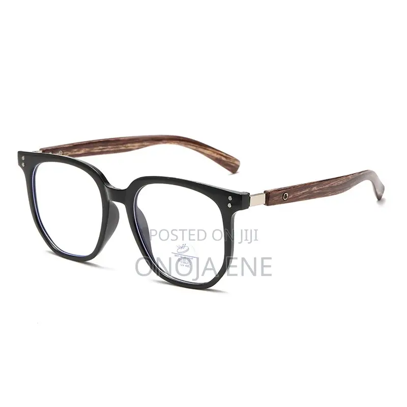 Wood Grain Leg Anti-Blue Light Glasses