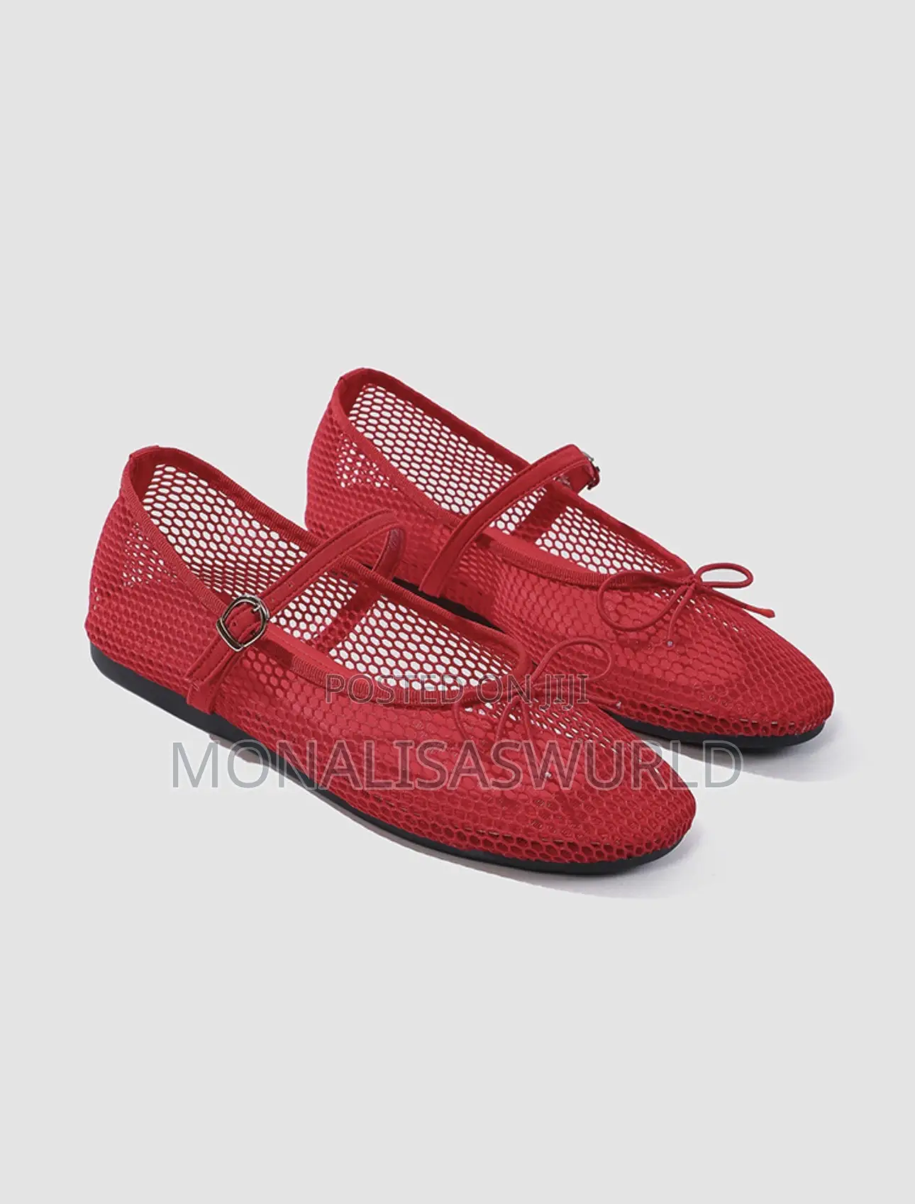 Fish Net Flat Quality Shoe