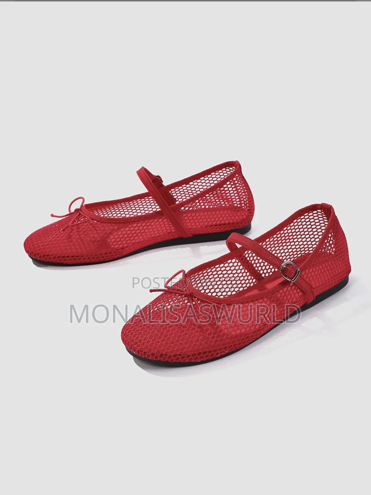 Fish Net Flat Quality Shoe