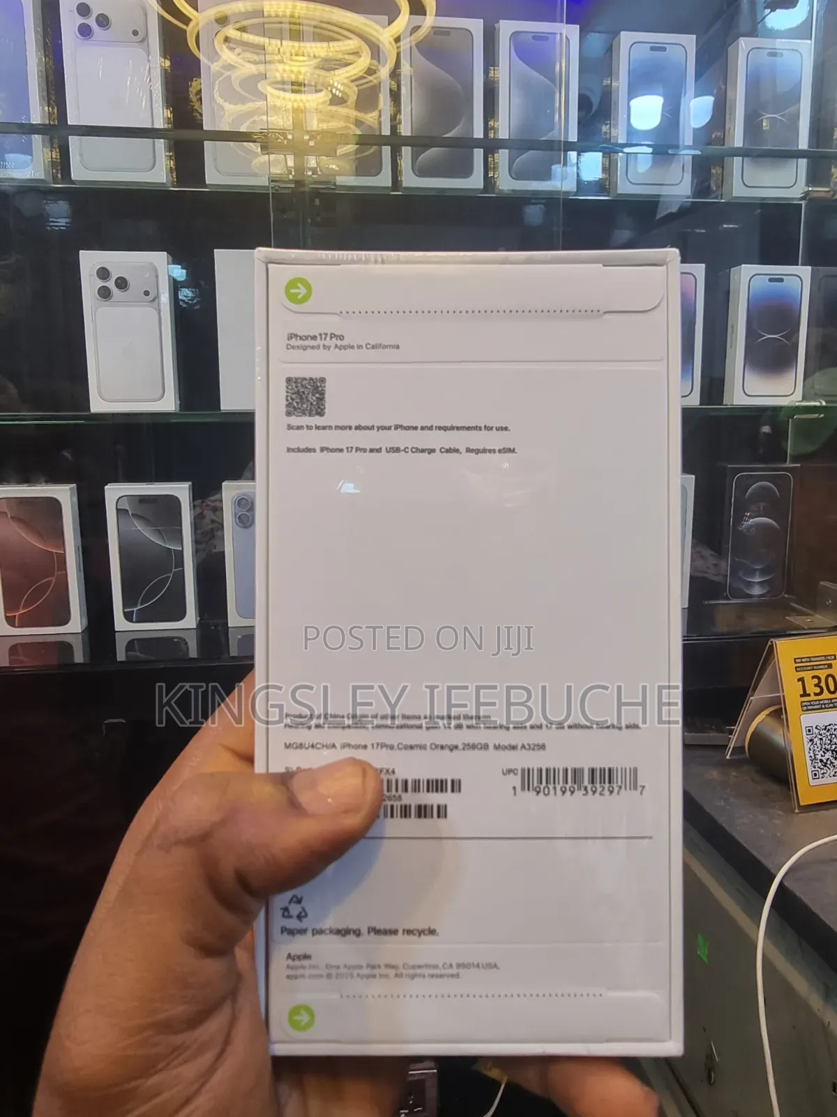 New Apple iPhone 17 Pro 256 GB Orange