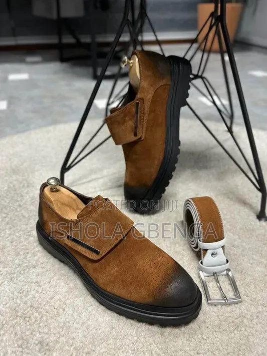 Single Monkstrap Slip-on Shoes
