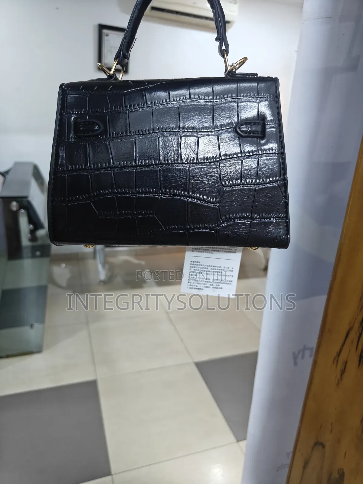 Black Leather Bag