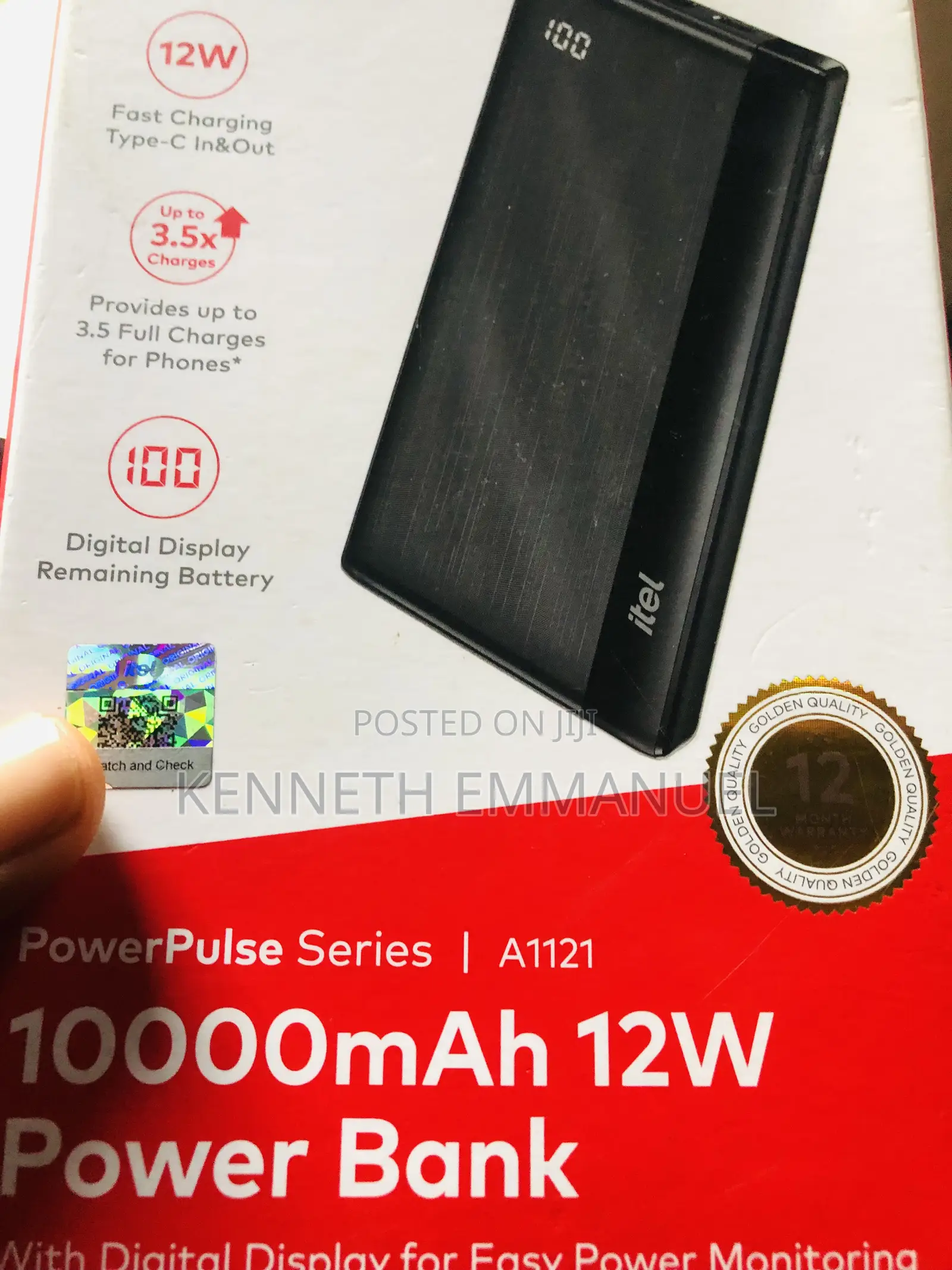 Itel Power Bank 10000mah