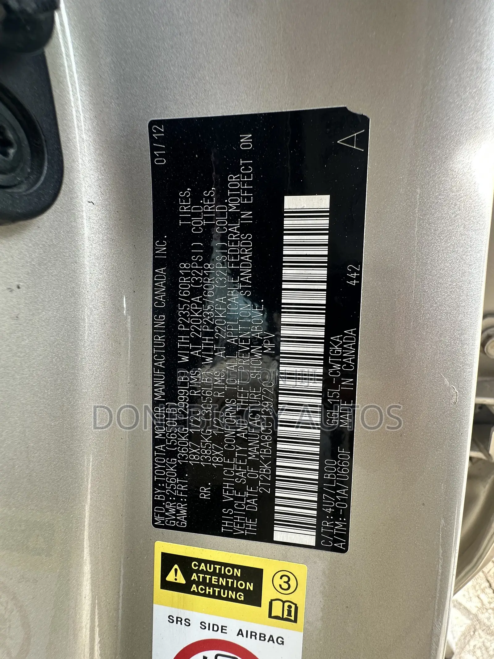 Lexus RX 2012 Gold