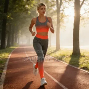 Women's 2-piece High Waist Tights Fitness Exercise Sportswear