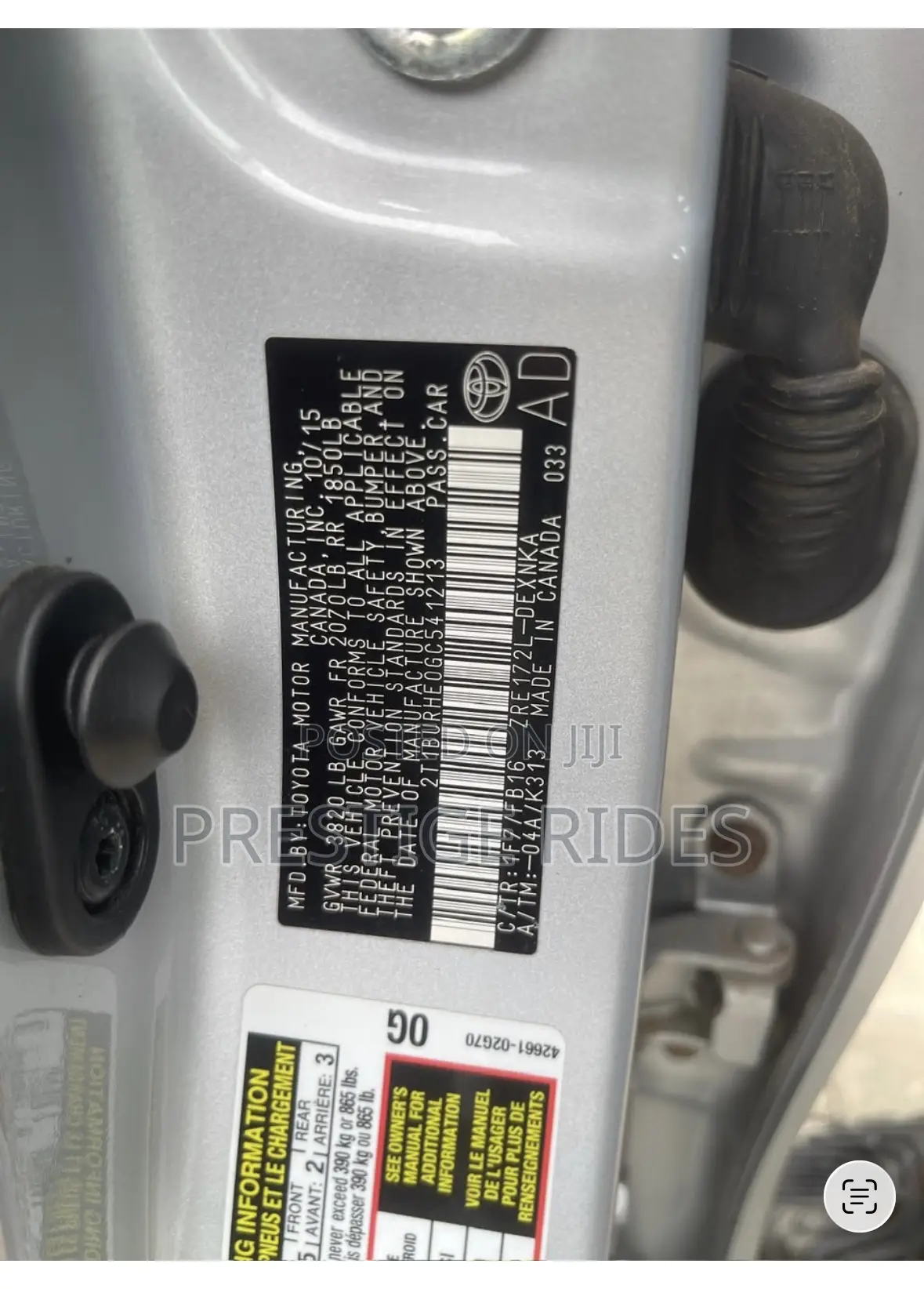 Toyota Corolla 2016 Silver