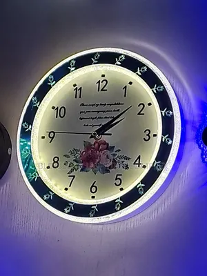 Wall Clock Led Light