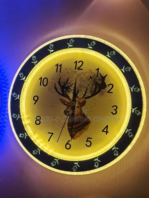 Wall Clock Led Light