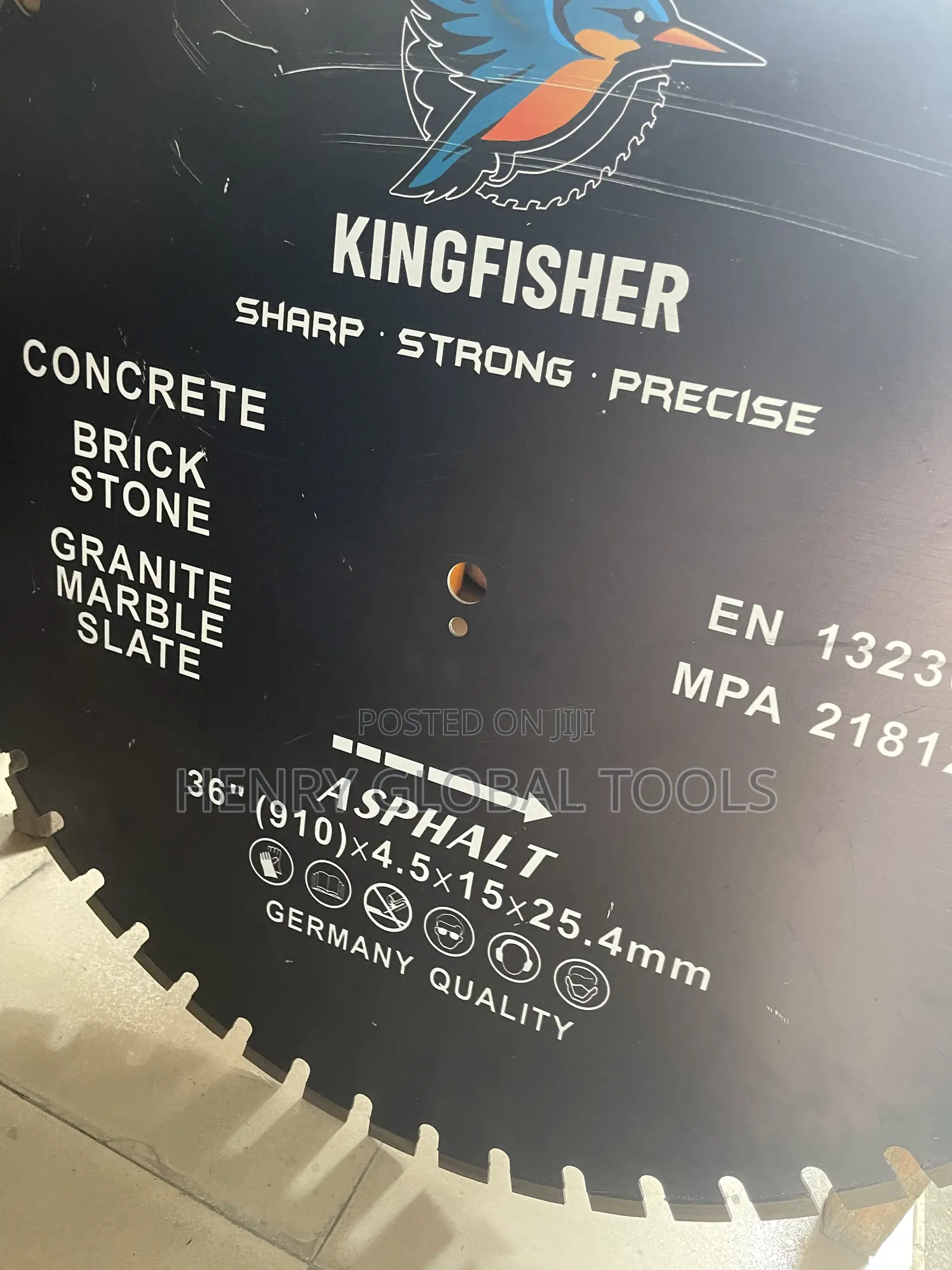36” 901mm Asphalt Concrete Brick Stone Cutting Disc