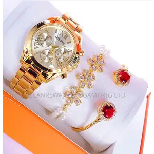 Geneva Ladies Wristwatch+Bracelet